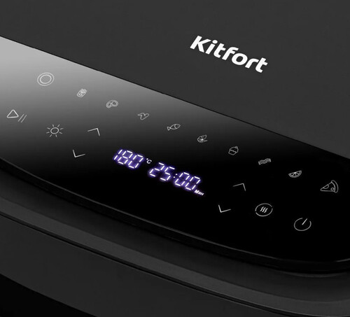 Купить Аэрогриль Kitfort КТ-2289 черный  9256815. Характеристики, отзывы и цены в Донецке