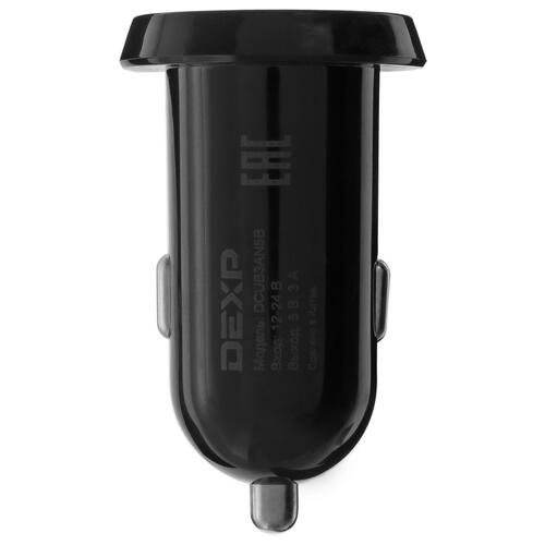 Купить Автомобильное ЗУ DEXP DCUB3AN5B черный  1682647. Характеристики, отзывы и цены в Донецке