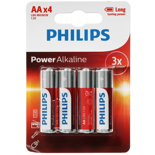 Купить Батарейка Philips LR6P4B/97 AA (LR6/ER14505/FR6/R6P)  9259193. Характеристики, отзывы и цены в Донецке