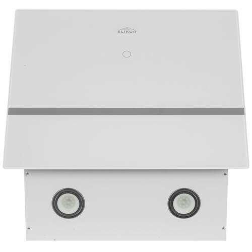 Купить Вытяжка наклонная Elikor RISE WH 50 белый/белый  9106565. Характеристики, отзывы и цены в Донецке