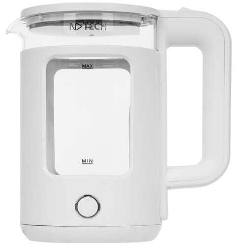 Купить Электрочайник NDTech EK082 белый  9300773. Характеристики, отзывы и цены в Донецке