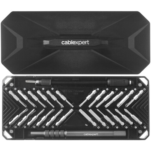 Купить Отвертка с набором насадок Cablexpert TK-SD-11R  5331758. Характеристики, отзывы и цены в Донецке