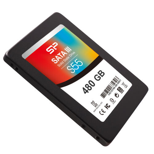 Купить 480 ГБ 2.5" SATA накопитель Silicon Power Slim S55 [SP480GBSS3S55S25]  0194880. Характеристики, отзывы и цены в Донецке