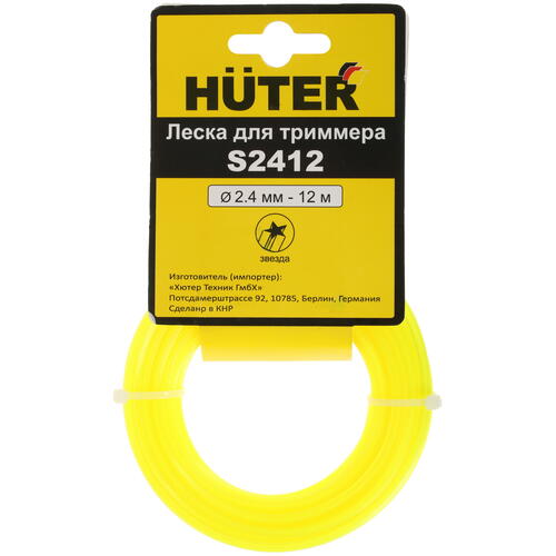 Купить Леска для триммеров Huter S2412  8173433. Характеристики, отзывы и цены в Донецке