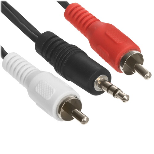 Купить Кабель   Telecom 3.5 mm jack - RCA x2 черный  5471382. Характеристики, отзывы и цены в Донецке
