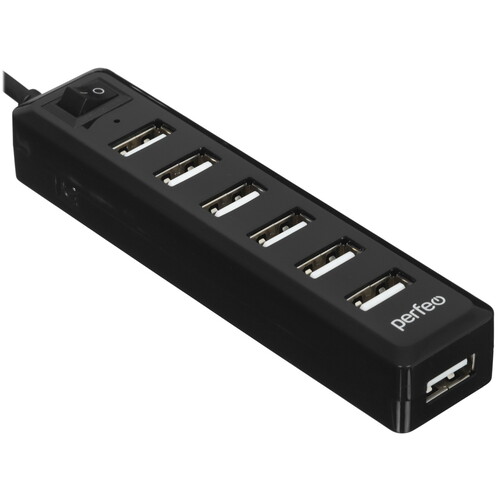 Купить USB-разветвитель Perfeo PF-H034  5481786. Характеристики, отзывы и цены в Донецке