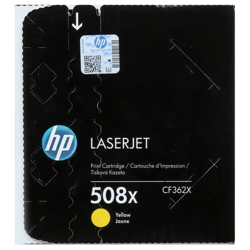 Купить Картридж лазерный HP 508X  (CF362X) желтый  7936840. Характеристики, отзывы и цены в Донецке