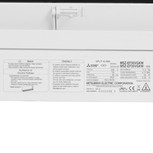 Купить Кондиционер настенный сплит-система Mitsubishi Electric MSZ-EF35VGKW/MUZ-EF35VG белый  5341879. Характеристики, отзывы и цены в Донецке