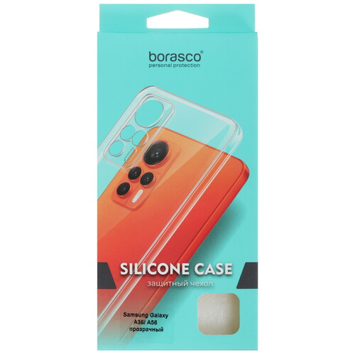 Купить Накладка  BoraSCO Silicone Case для Samsung Galaxy A36/ A56 прозрачный  5611677. Характеристики, отзывы и цены в Донецке