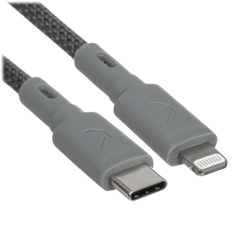 Купить Кабель круглый COMMO Lightning 8-pin MFI - USB Type-C серый 2.2 м  5470719. Характеристики, отзывы и цены в Донецке