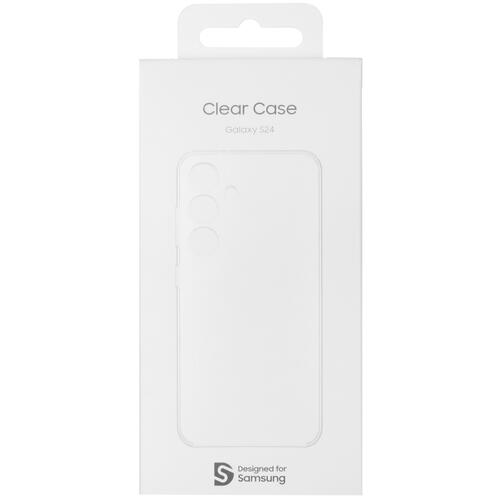 Купить Накладка  Samsung Clear Case для Samsung Galaxy S24 прозрачный  5445220. Характеристики, отзывы и цены в Донецке