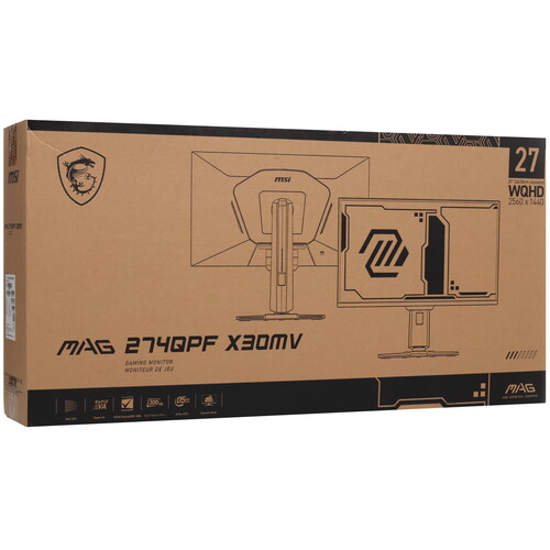 Купить 27" Монитор MSI MAG 274QPF X30MV черный  5620917. Характеристики, отзывы и цены в Донецке
