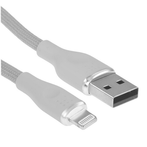Купить Кабель круглый VOLTME Lightning 8-pin - USB 2.0 Type-A серый 1.2 м  9210954. Характеристики, отзывы и цены в Донецке