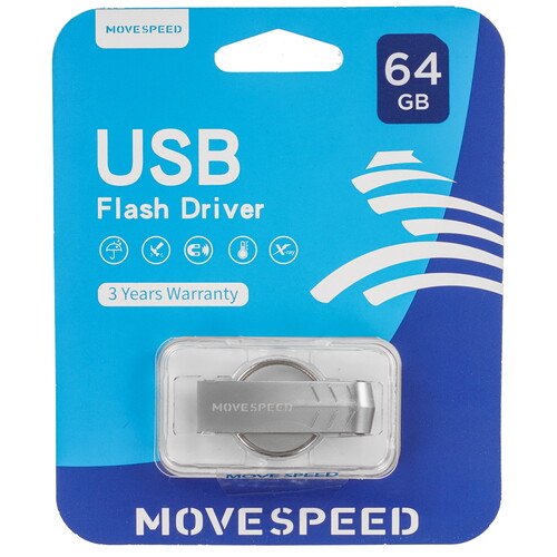 Купить Память USB Flash 32 ГБ Movespeed YSUXFY [YSUXFY-32G3S]  5498975. Характеристики, отзывы и цены в Донецке