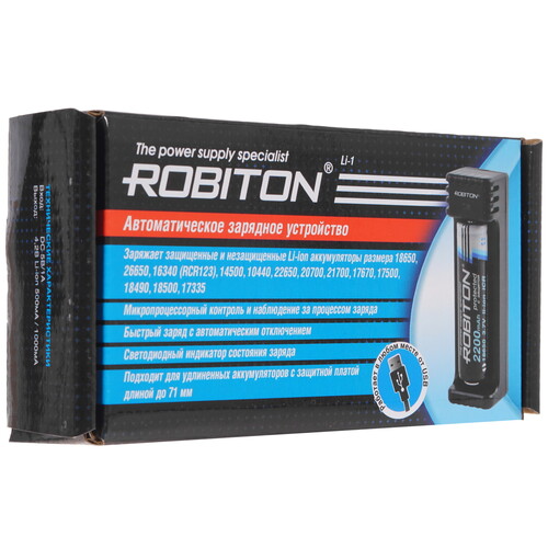 Купить Зарядное устройство ROBITON Li-1  5346367. Характеристики, отзывы и цены в Донецке