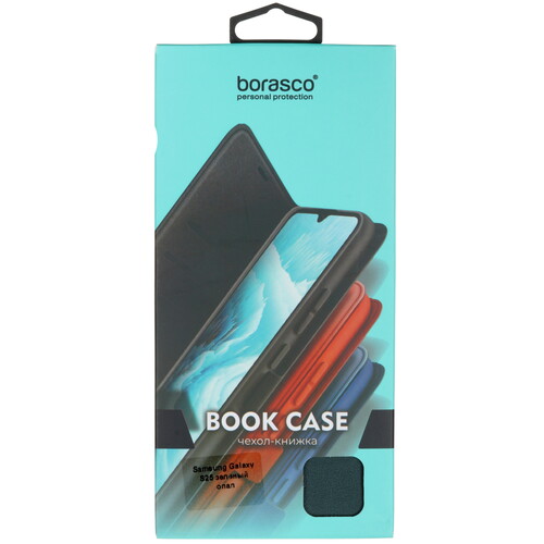 Купить Чехол-книжка  BoraSCO Book Case для Samsung Galaxy S25 зеленый  5605518. Характеристики, отзывы и цены в Донецке