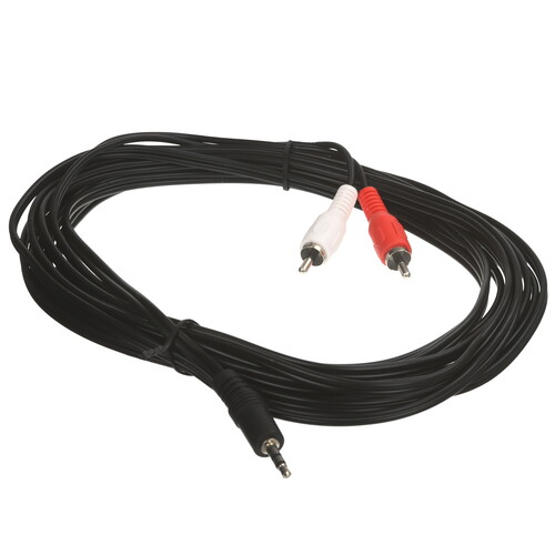 Купить Кабель   Telecom 3.5 mm jack - RCA x2 черный  5471382. Характеристики, отзывы и цены в Донецке