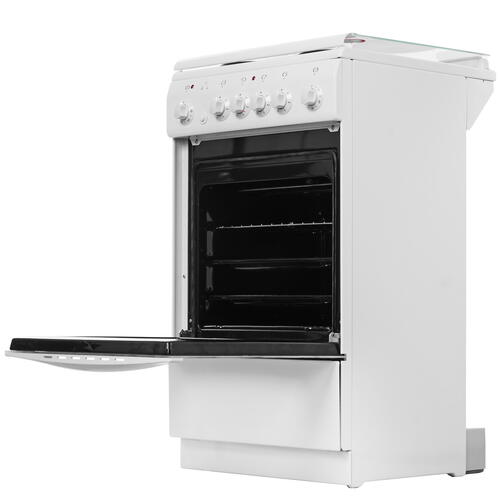 Купить Электрическая плита De Luxe 5004.10Э (кр) белый  1185567. Характеристики, отзывы и цены в Донецке