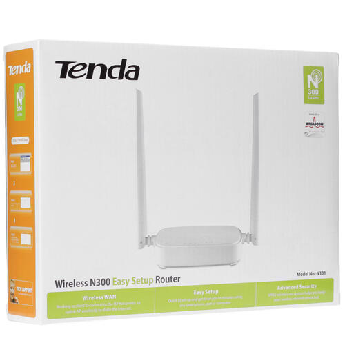 Купить Wi-Fi роутер Tenda N301  1016495. Характеристики, отзывы и цены в Донецке