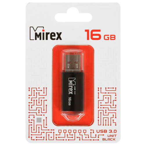 Купить Память USB Flash 16 ГБ Mirex Unit [13600-FM3UBK16]  5048134. Характеристики, отзывы и цены в Донецке