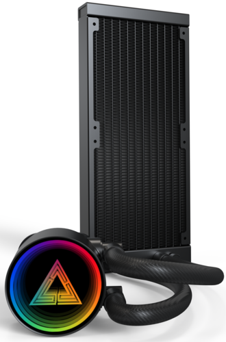 Купить Система охлаждения Montech LightFlow ARGB 240 черная  5635659. Характеристики, отзывы и цены в Донецке