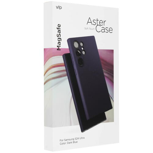 Купить Накладка  VLP Aster Case MagSafe для Samsung Galaxy S24 Ultra синий  5460483. Характеристики, отзывы и цены в Донецке