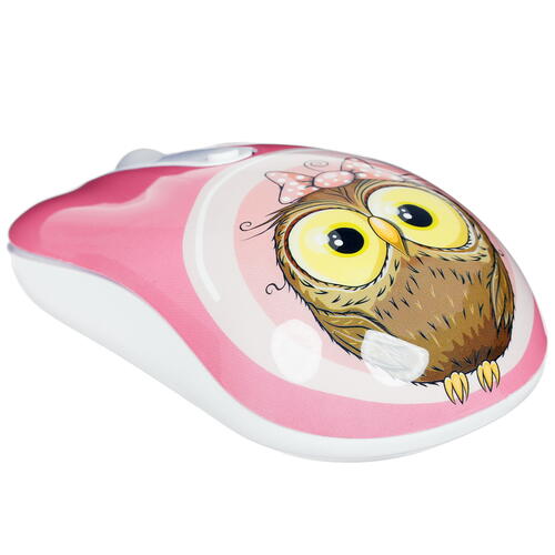 Купить Мышь беспроводная DEXP WM-311WU OWL  розовый  1386663. Характеристики, отзывы и цены в Донецке