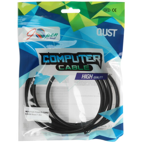 Купить Кабель питания iOpen IEC 320 C13 - IEC 320 C14  5471648. Характеристики, отзывы и цены в Донецке