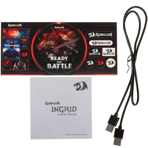 Купить Охлаждающая подставка Redragon Ingrid черный  5463797. Характеристики, отзывы и цены в Донецке
