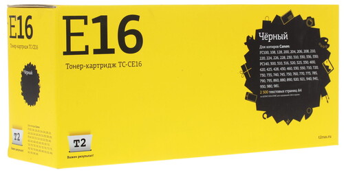 Купить Картридж лазерный T2 TC-CE16 черный  7939573. Характеристики, отзывы и цены в Донецке