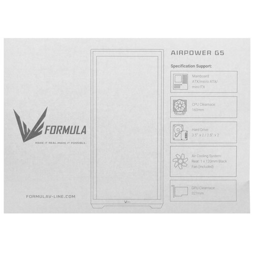 Купить Корпус Formula V Line Air Power G5  9211143. Характеристики, отзывы и цены в Донецке