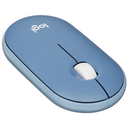 Купить Мышь беспроводная Logitech Pebble M350 [910-006655] синий  5404231. Характеристики, отзывы и цены в Донецке