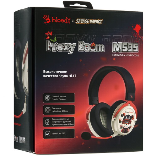 Купить Проводные наушники A4Tech Bloody M595 бежевый 2024  5604086. Характеристики, отзывы и цены в Донецке