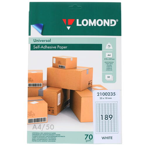 Купить Самоклеящиеся этикетки Lomond 2100235  0186163. Характеристики, отзывы и цены в Донецке