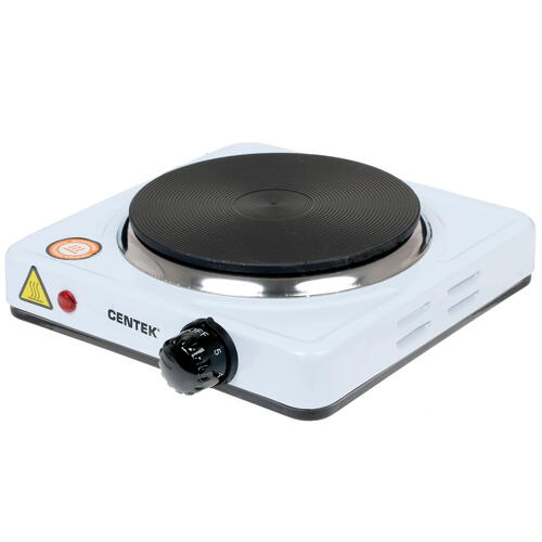 Купить Плита компактная электрическая Centek CT-1506 белый  1114258. Характеристики, отзывы и цены в Донецке