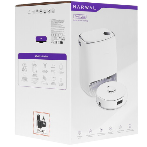 Купить Робот-пылесос Narwal Freo X Ultra белый  5494692. Характеристики, отзывы и цены в Донецке