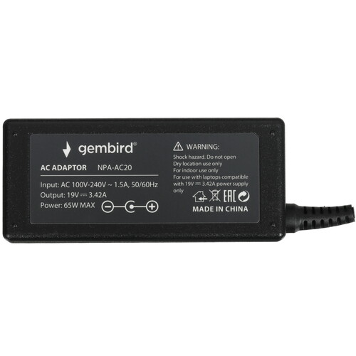 Купить Адаптер питания сетевой Gembird NPA-AC20  9178331. Характеристики, отзывы и цены в Донецке