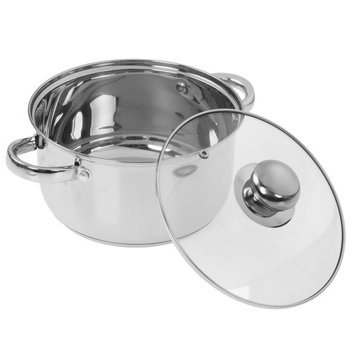Купить Кастрюля Appetite Адель LK06303 3 л 20 см серебристый  9294718. Характеристики, отзывы и цены в Донецке