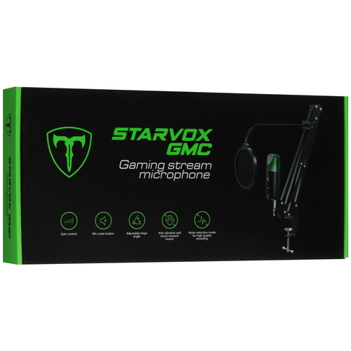 Купить Микрофон Tline Starvox GMC черный  9230356. Характеристики, отзывы и цены в Донецке