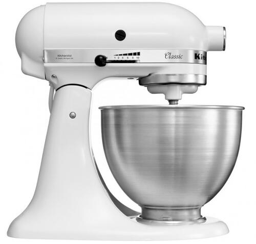 Купить Миксер KitchenAid 5K45SSEWH белый  7917668. Характеристики, отзывы и цены в Донецке