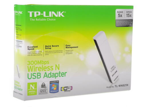 Купить Wi-Fi адаптер TP-LINK TL-WN821N  0106533. Характеристики, отзывы и цены в Донецке