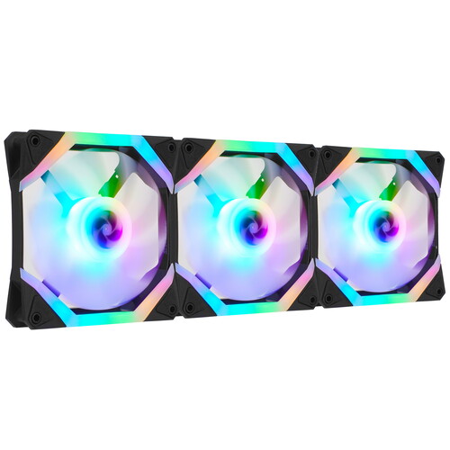 Купить Комплект вентиляторов 4FAN F40 [F4012B3] черный  9291292. Характеристики, отзывы и цены в Донецке