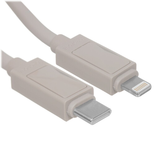 Купить Кабель круглый Borofone Lightning 8-pin - USB Type-C серый 1 м  9238173. Характеристики, отзывы и цены в Донецке