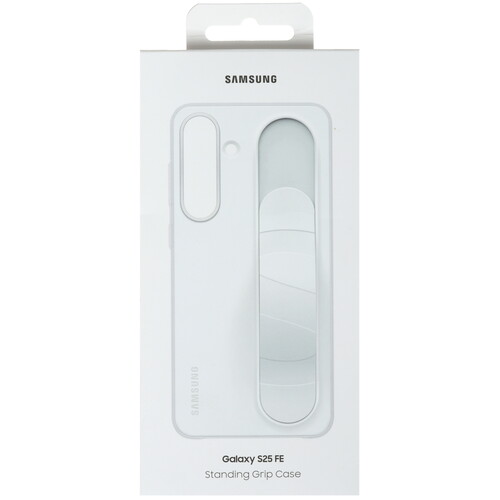 Купить Накладка  Samsung Standing Grip Case для Samsung Galaxy S25 FE белый  5640430. Характеристики, отзывы и цены в Донецке