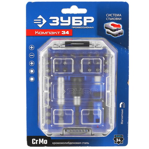 Купить Отвертка с насадками/битами ЗУБР 25173  9164710. Характеристики, отзывы и цены в Донецке