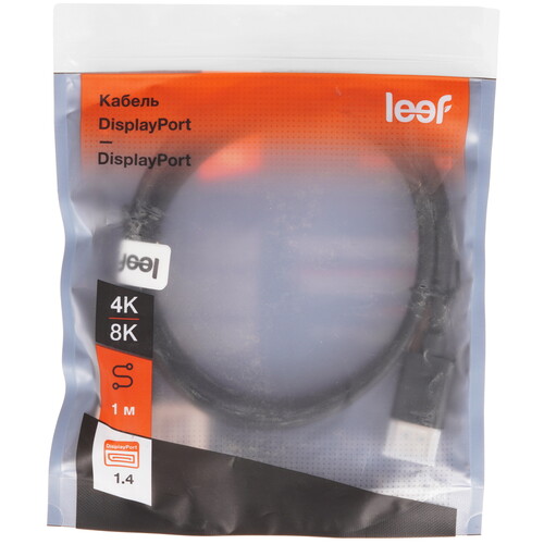 Купить Кабель  Leef DisplayPort - DisplayPort, 1 м  5626551. Характеристики, отзывы и цены в Донецке
