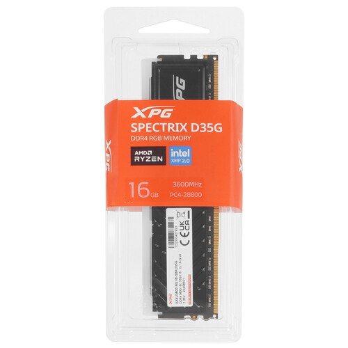 Купить Оперативная память ADATA XPG SPECTRIX D35G RGB [AX4U360016G18I-SBKD35G] 16 ГБ  5433395. Характеристики, отзывы и цены в Донецке