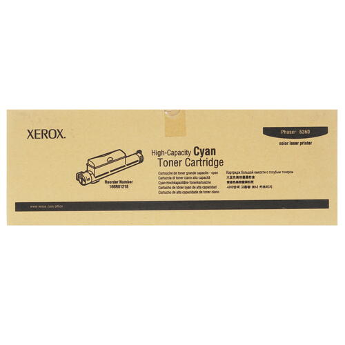 Купить Картридж лазерный Xerox 106R01218 голубой, с чипом  7974263. Характеристики, отзывы и цены в Донецке
