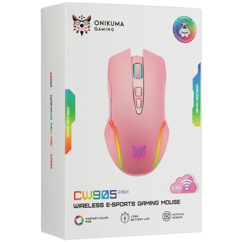 Купить Мышь беспроводная ONIKUMA CW905 P  9302680. Характеристики, отзывы и цены в Донецке