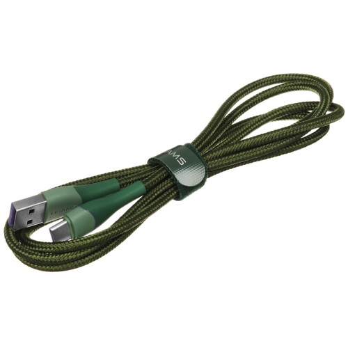 Купить Кабель круглый USAMS USB Type-C - USB 2.0 Type-A зеленый 1 м  5480404. Характеристики, отзывы и цены в Донецке